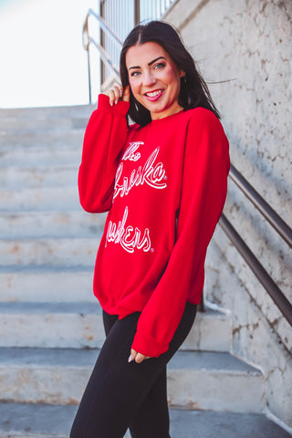 Nebraska Huskers Script Sweatshirt