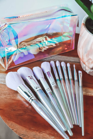 Makeup Brush & Bag Set