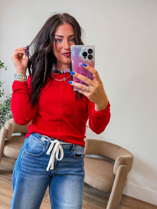 Allie Button Down Top