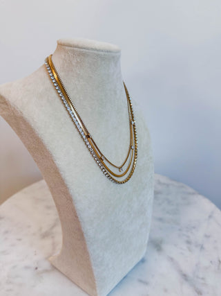 Leah Necklace-Gold