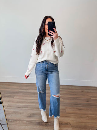 Peppermint Twist Cardigan