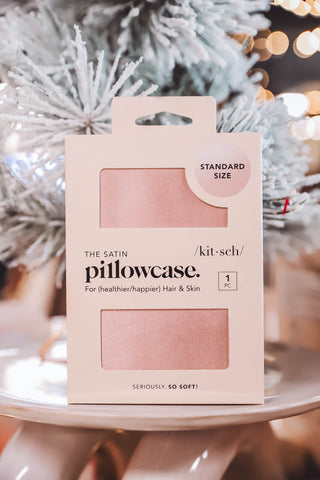 Satin Pillowcase-Blush