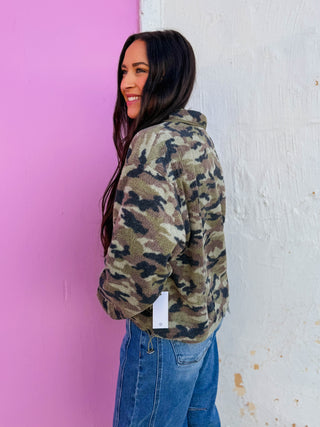 Ian Camo Fleece Pullover