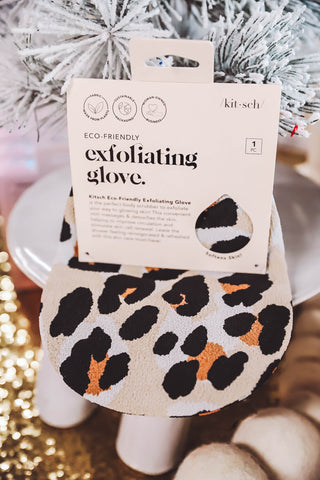 Exfoliating Body Glove-Leopard