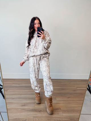 Elevated Essential Joggers-Grey Camo