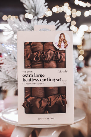 XL Heatless Hair Curler-Chocolate