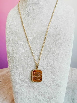 Joshua 1:9 Necklace