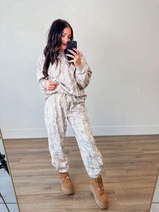 Elevated Essential Joggers-Grey Camo