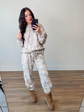 Elevated Essential Joggers-Grey Camo