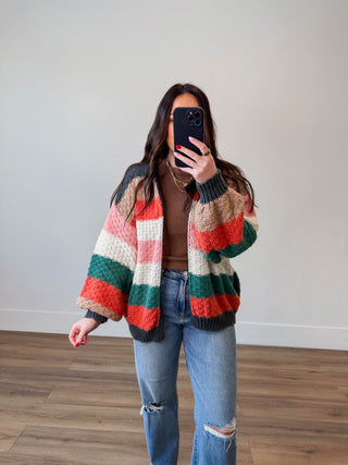 Kara Color Block Cardigan