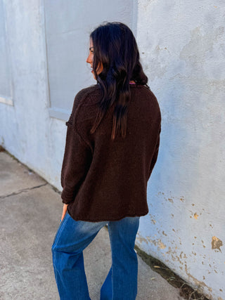 Andrea Cardigan-Espresso