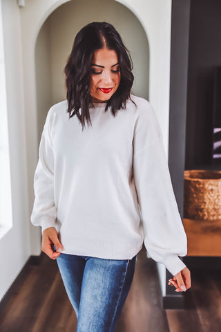 Wren Sweater-White