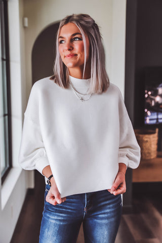 Evie Sweater-Ivory