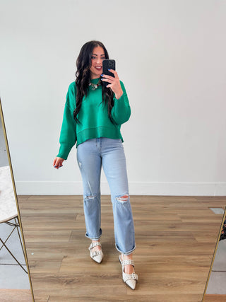 Naomi Sweater-Kelly Green