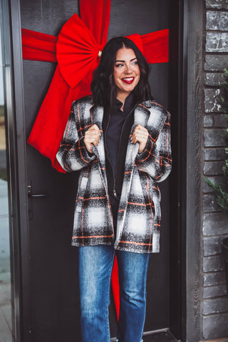 Wesley Plaid Coat