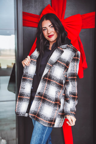 Wesley Plaid Coat