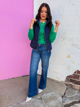 Everyday Essential Long Sleeve-Kelly Green