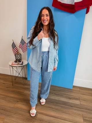 Maggie Gingham Pants