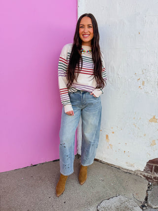 Delaney Striped Sweater