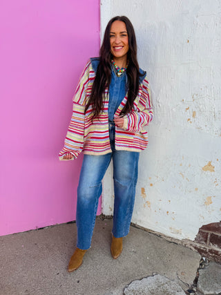 Adeline Denim Top