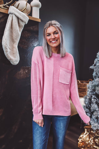 Lauryn Sweater-Pink