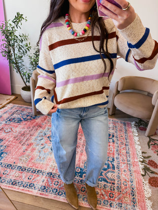 Stephanie Sweater-Taupe