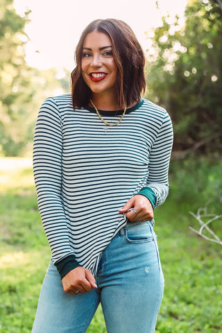 Maelyn Striped Top