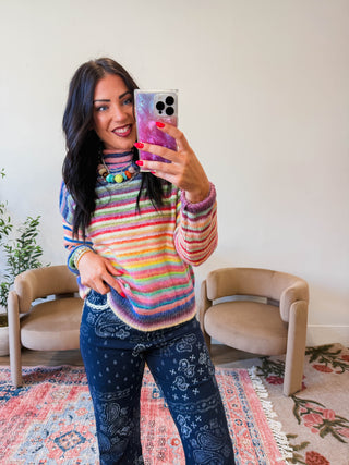The Rainbow Wishes Sweater is ready to brighten your fall wardrobe. This bestselling rainbow stripe knit now comes in a cozy mock neck silhouette that's perfect for fall and winter. Supremely comfortable and endlessly versatile, it adds an instant pop of color and personality to any outfit—wear it with your favorite denim or trousers for the perfect fun look! 
house of color Autumn
house of color Spring
house of color Summer