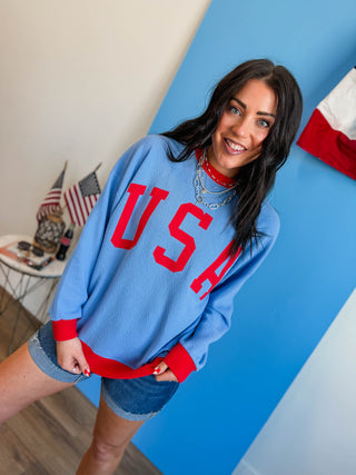 USA Knit Pullover