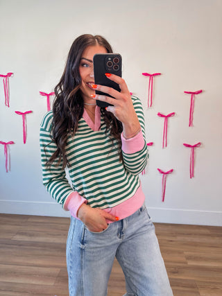 Kami Striped Pullover