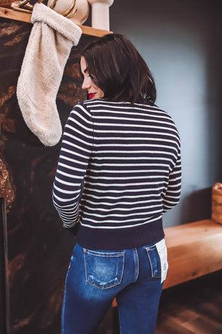 Bristol Striped Cardigan