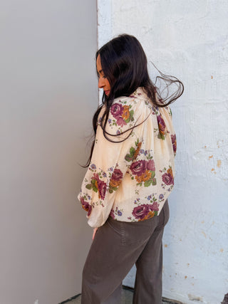 Rose Floral Top