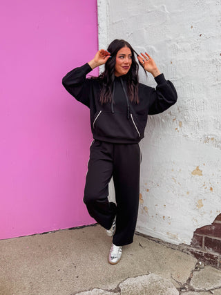 Weekend Mode Pants-Black