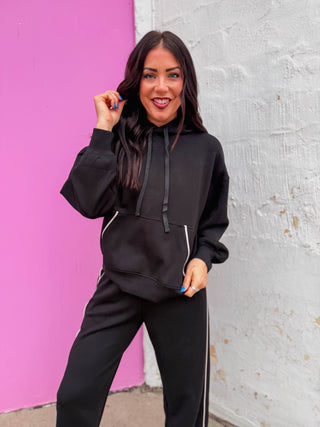 Weekend Mode Hoodie-Black