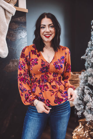 Chrissy Floral Top