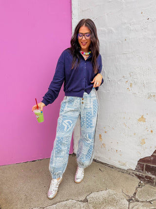 Paisley Pop Joggers