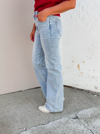 Avery High Rise 90's Wide Leg Denim
