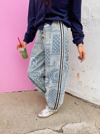 Paisley Pop Joggers