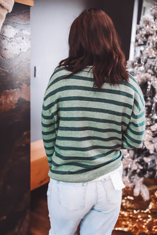 Jade Striped Sweater