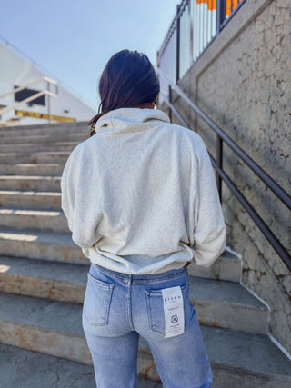 Nebraska Campus Roll Neck Sweatshirt