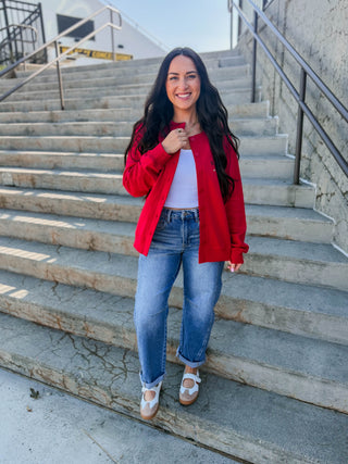 Nebraska Collegiate Cardigan