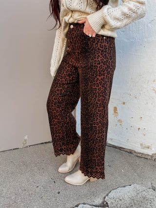 Cierra Leopard Pants