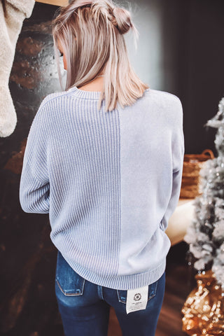 Lauryn Sweater-Light Blue