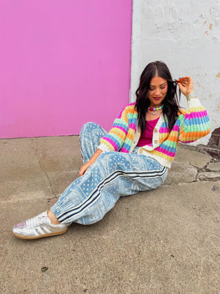 Paisley Pop Joggers