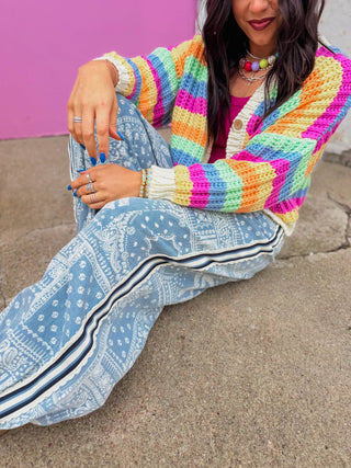 Paisley Pop Joggers