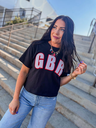 GBR Polka Dot Sewn Crop Tee
