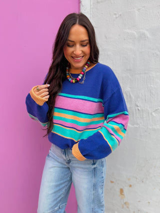 Kova Color Block Sweater