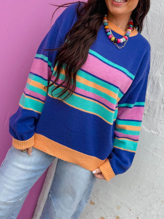 Add a pop of vibrant retro style to your cool-weather collection with the Kova Colorblock Sweater! This colorful striped knit sweater features cozy dropped shoulders and chic contrast trim. It has a relaxed fit ensuring all day comfort! It's an instant pop of personality for any outfit! 
house of color Spring
shop by color season