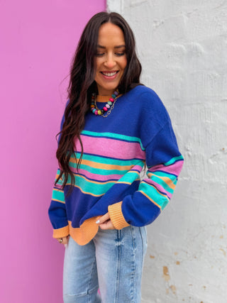 Kova Color Block Sweater