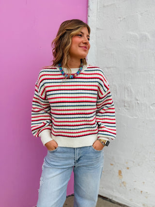 The Kadence Striped Sweater brings playful color to your cool-weather wardrobe. This multicolor striped design pairs with your favorite bottoms for effortless style. Soft and cozy, it's the perfect piece for transitional seasons when you want comfort without the bulk. Ideal for casual outings, weekend wear, or staying snug while running errands.
house of color Spring
house of color Summer
shop by color season